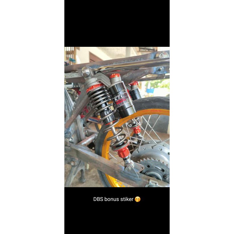 Shock replika KTC Merek DBS bonus stiker KTC