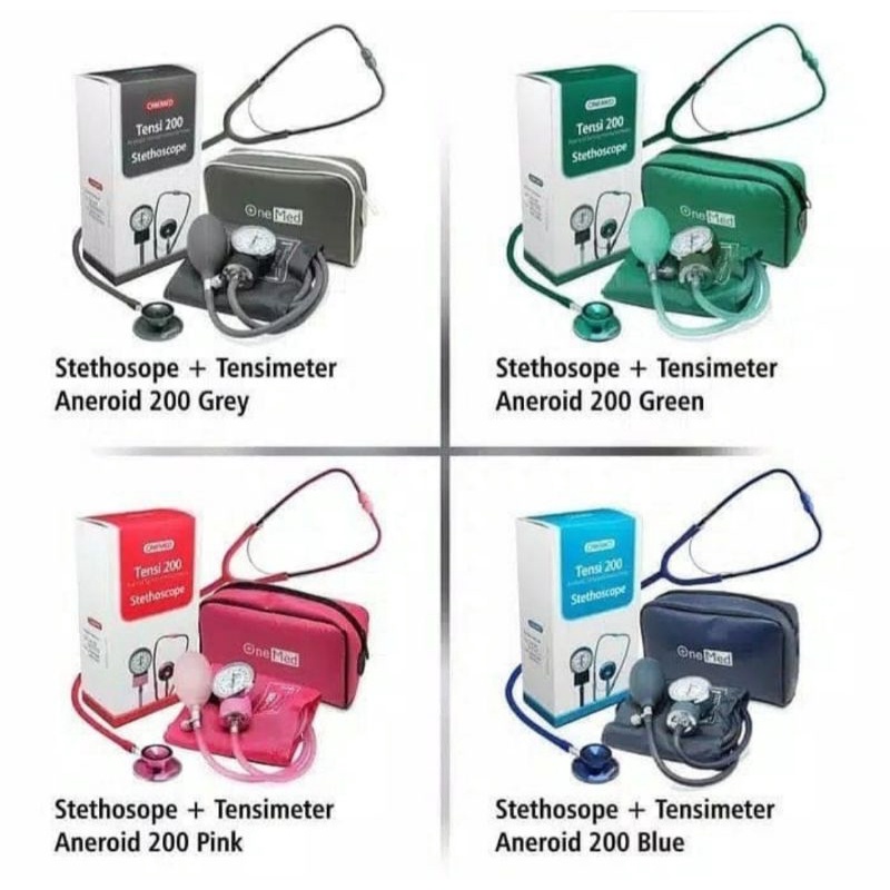 Tensimeter Aneroid ONEMED dan Stetoskop/ Tensimeter Manual