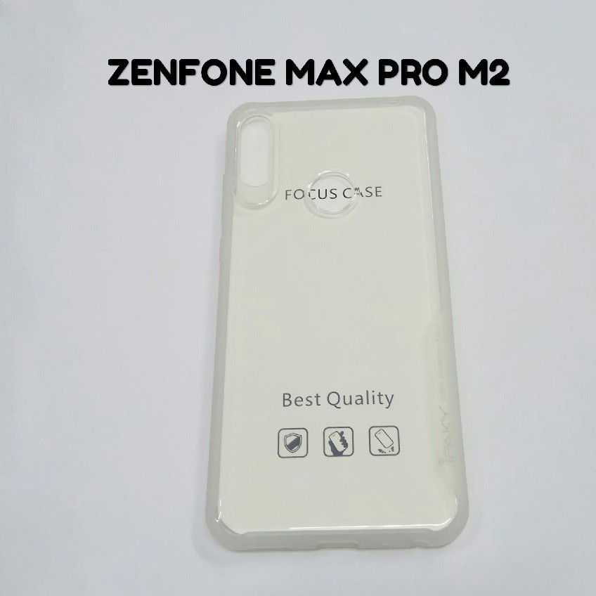 CASE IPAKY FOCUS CLEAR ASUS ZENFONE MAX PRO M2 TPU SILICON