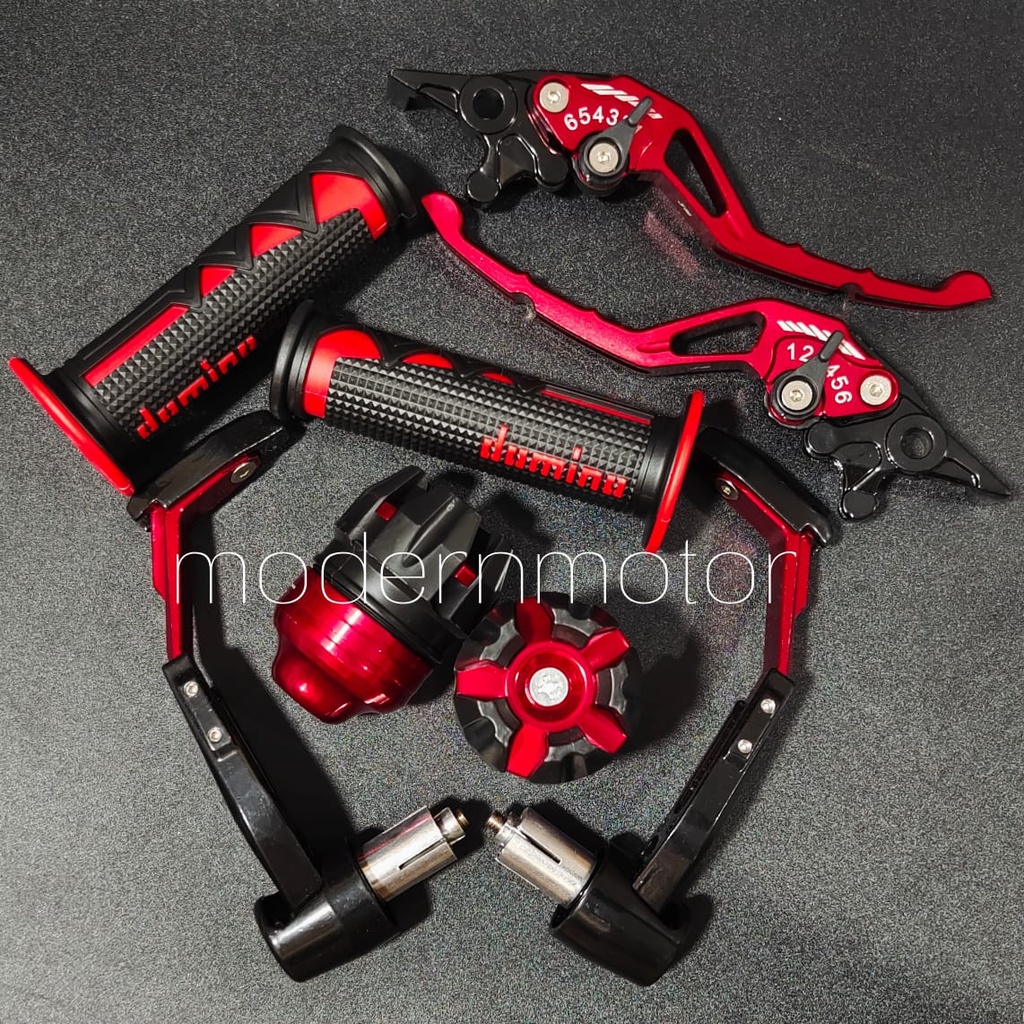 [PAKET HEMAT 4in1] Proguard Robot + Handgrip shark+ Jalu as + Handle Variasi CNC Ninja 250 fi Ninja 250 Ninja RR Ninja 150 R CBR