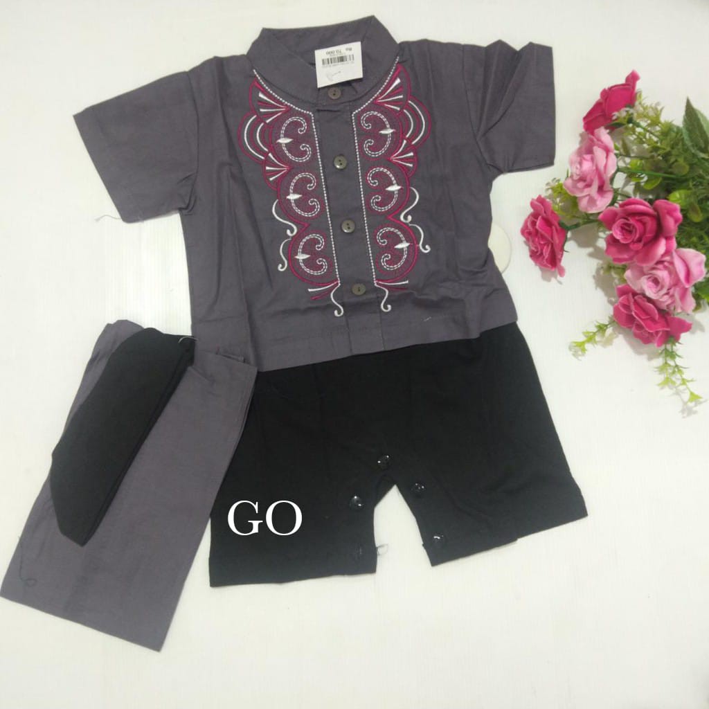 gos BAJU KOKO JUMPER SELENDANG Baju Koko Anak Laki-Laki Baju Koko Bayi Laki-Laki Setelan Anak Laki