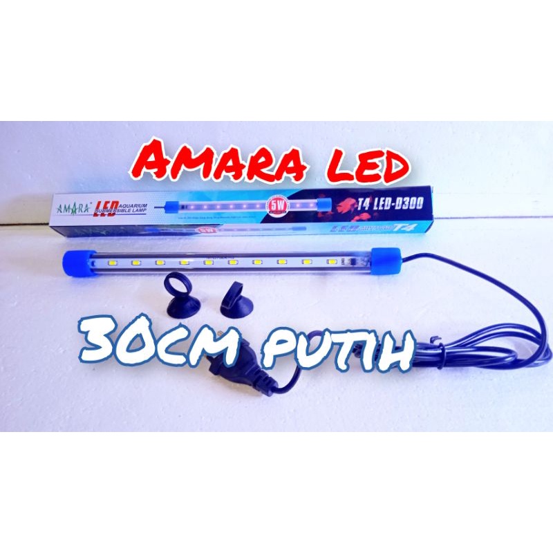 LAMPU AQUARIUM LED AMARA LED / LAMPU CELUP AQUARIUM AMARA LED 20,30,40,50,60cm