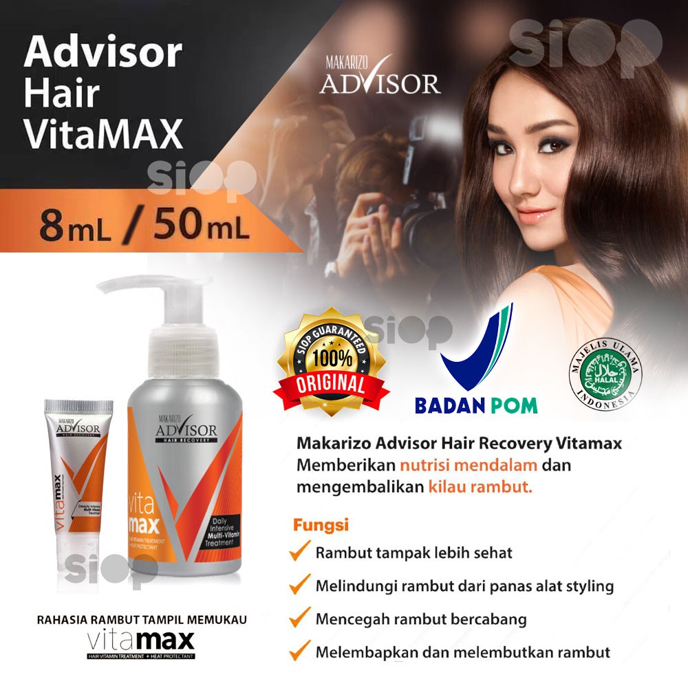 Makarizo Advisor Hair Recovery Vitamax Antioksidan