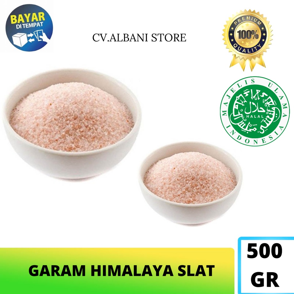 

[ COD ] Garam Himalaya 500 gram / Himalaya Pink Salt Original Premium Garam Sehat Premium garam salt himalaya elshanum
