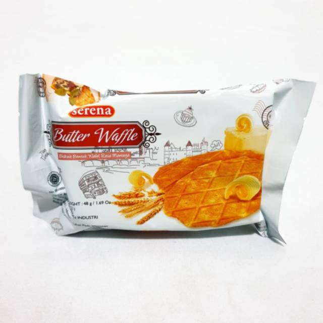 Serena butter waffle 48 gram