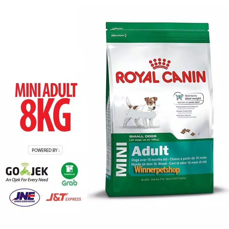TBI Royal Canin Mini Adult 8kg JAKBAR GOJEK &amp; GRAB Dog Food Makanan