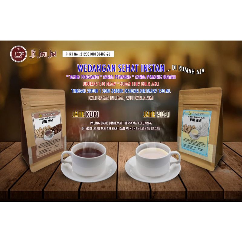 

Jahe Kopi & Jahe Susu