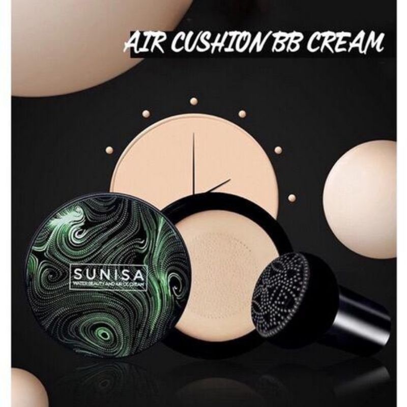 SUNISA AIR CUSHION BB CREAM WATERPROOF BEDAK ANTI AIR