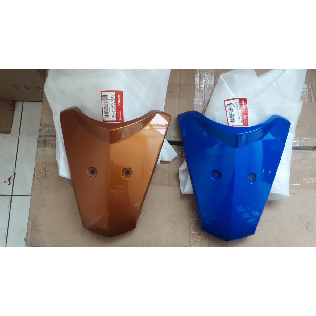 COVER TAMENG DASI DEPAN ORANGE BIRU 64500KTM850FMR 64500KTM850SBM SUPRA X 125 KARBU ORIGINAL ASLI AH