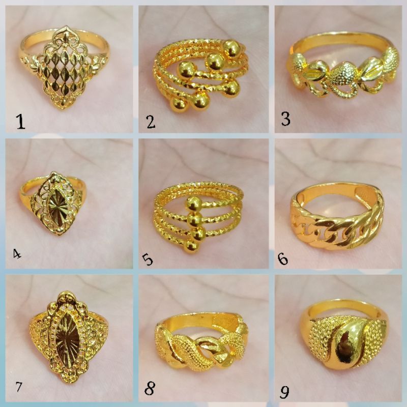 XAL33-CIN CIN XUPING WANITA BERLAPIS EMAS.