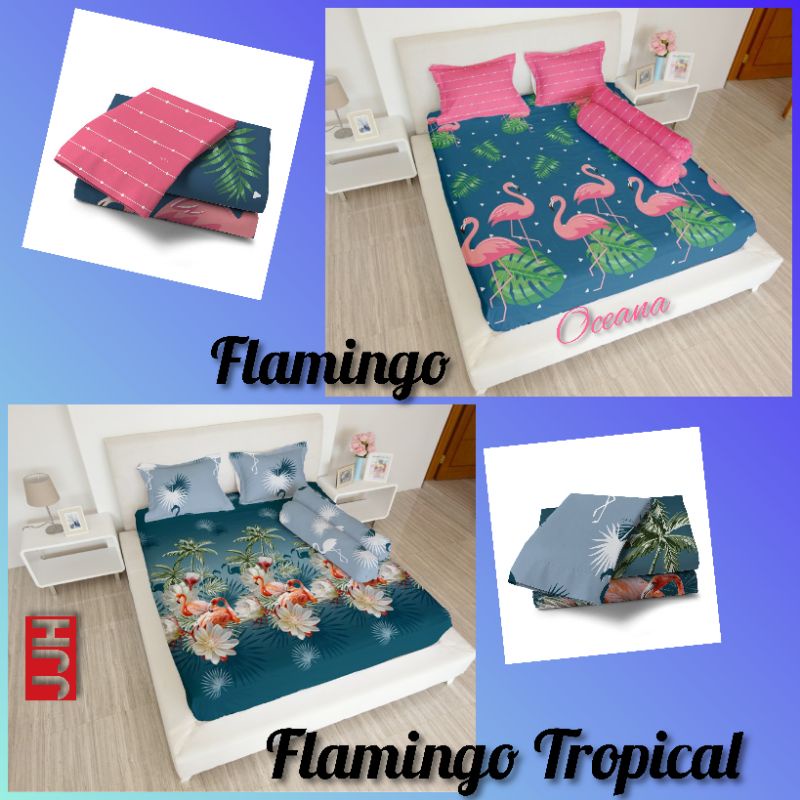 Sprei Lady Rose Flamingo 160/ 180x200
