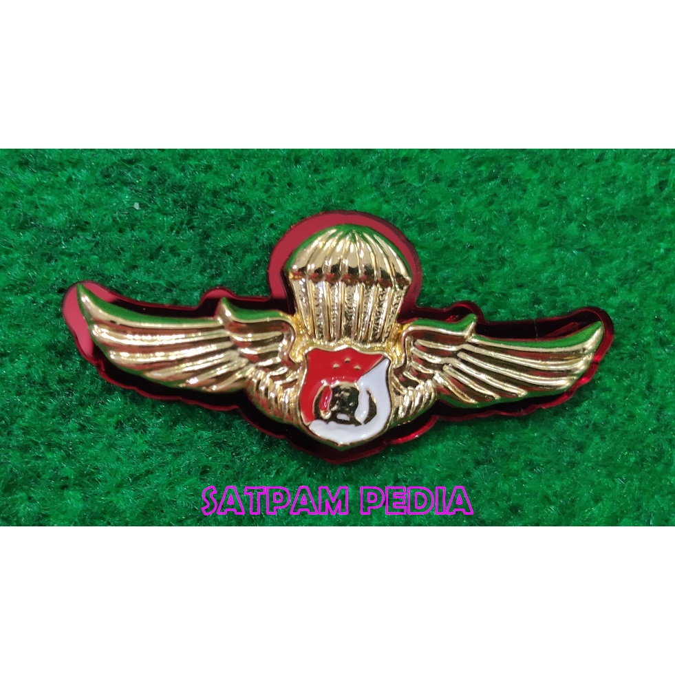 Pin Terjun Polri Mika - Wing Terjun Polri Mika