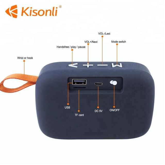 SPEAKER PORTABLE WIRELESS KISONLI R3 BATERAI BISA DI CHARGER