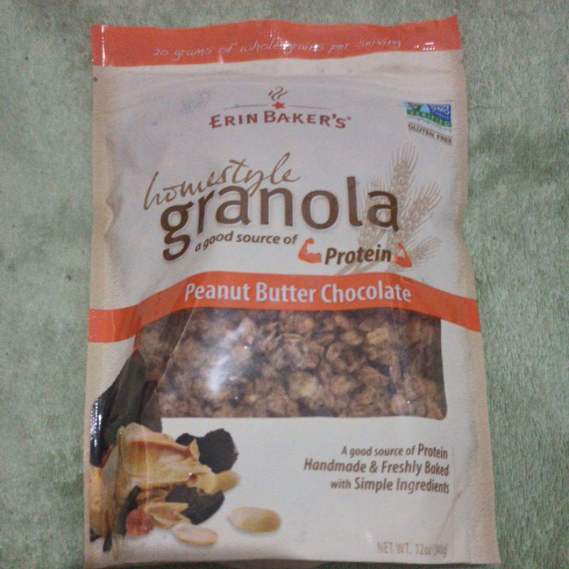 

Erin Baker's Homestyle Granola Peanut Butter Chocolate