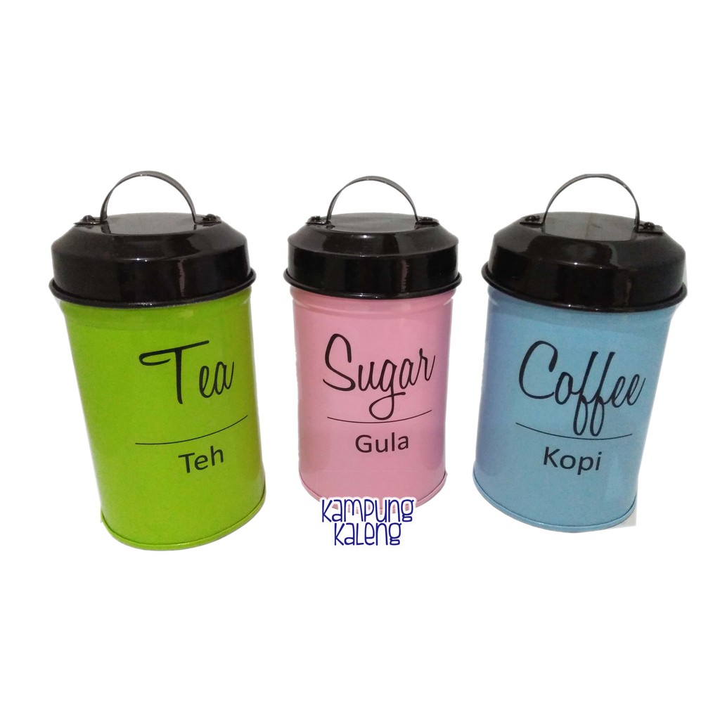 Wadah Kopi - Gula - Teh