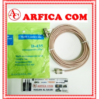 KABEL ANTENA RADIO rig MOBIL KABEL TEPLON KABEL ANTENA RADIO RIG MOBIL MOTOROLA ICOM KKENWWOOD 4Mtr