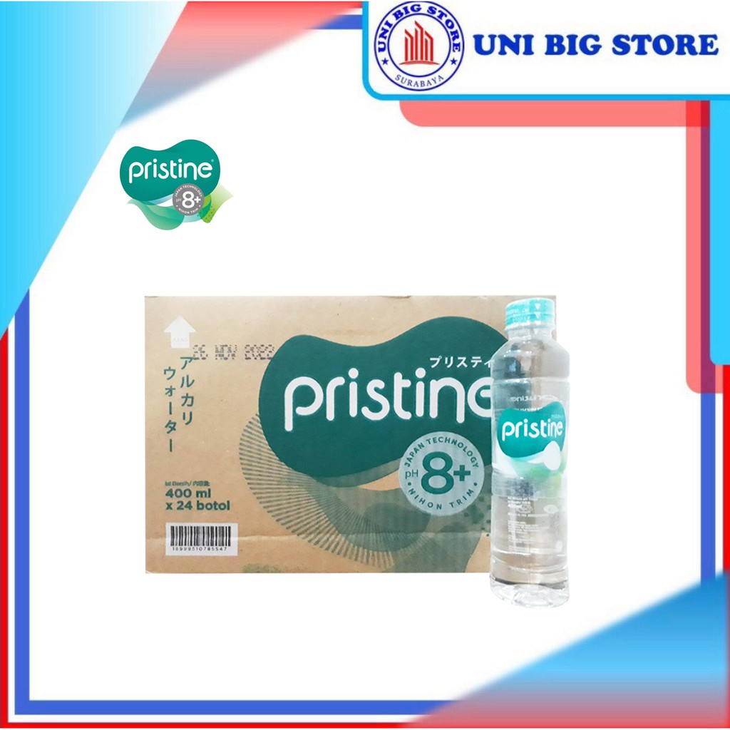 

Pristine 8+ Air Mineral 400 ml ( 1 Dus isi 24 Pcs)