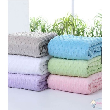 baby Selimut Bayi bedong Bayi Newborn baby blanket fleece flanel dot soft bahan blankets plain toddler girls boy