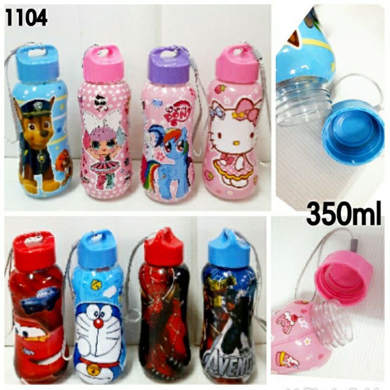 Botol minum / botol air / botol susu Karakter Anak (1104)