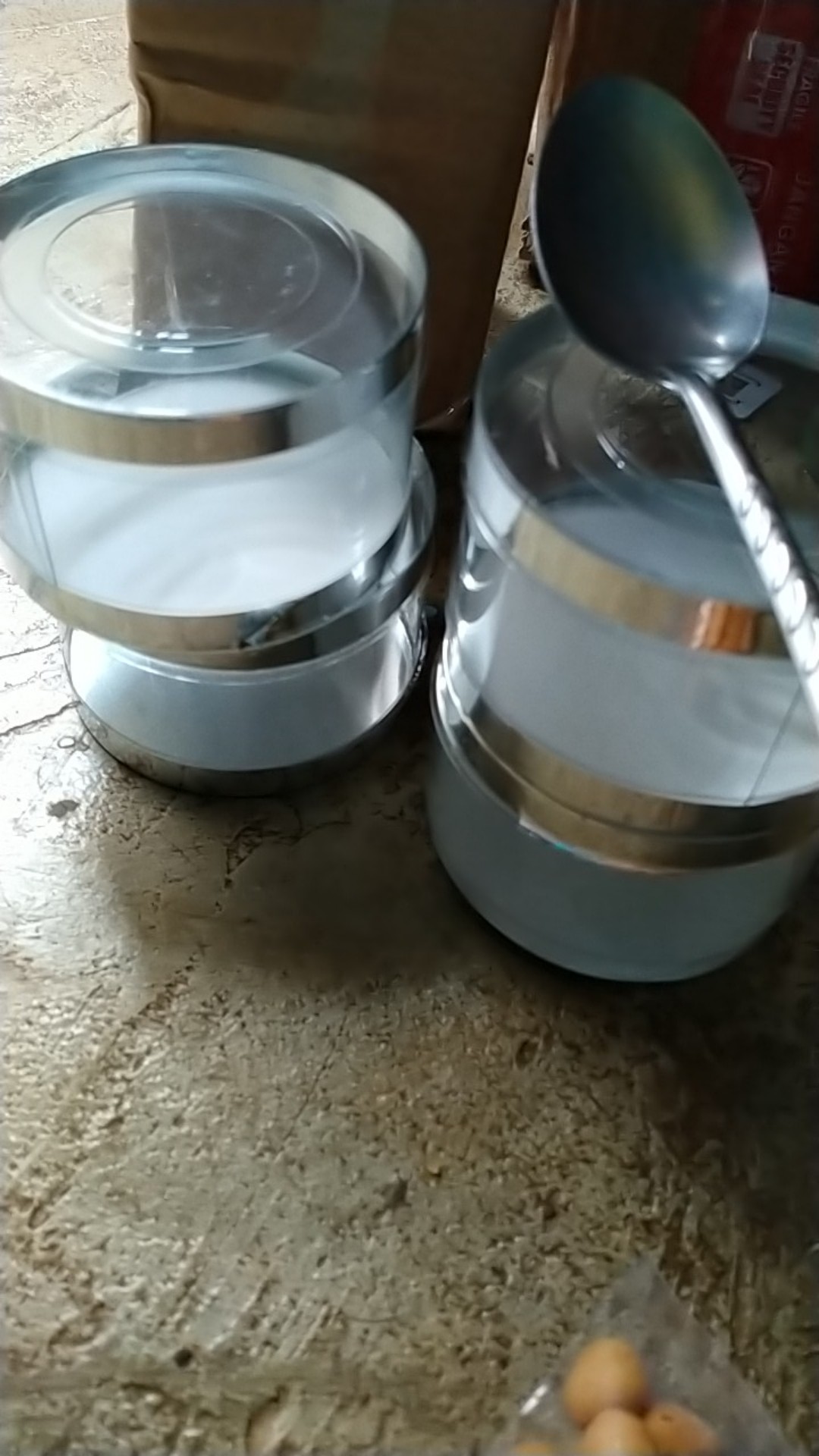 Tabung Mika Plastik Pet - Kaleng - Toples 8x5cm