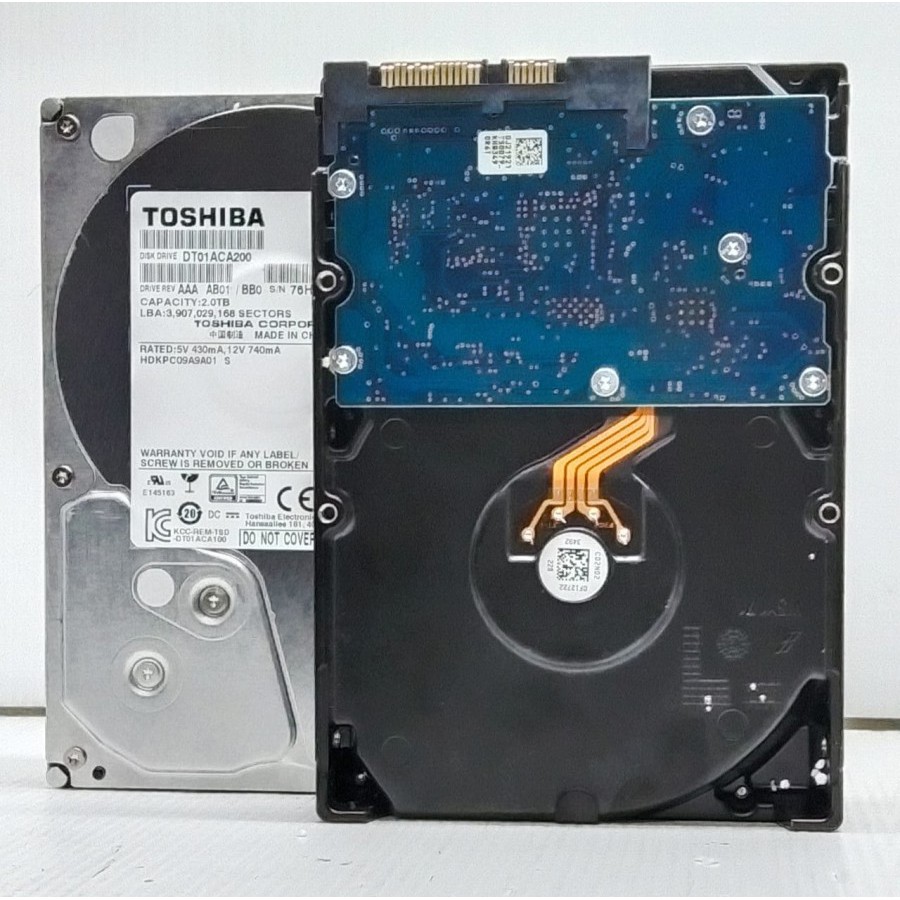 HARDISK INTERNAL PC HDD 2TB 7200RPM TOSHIBA