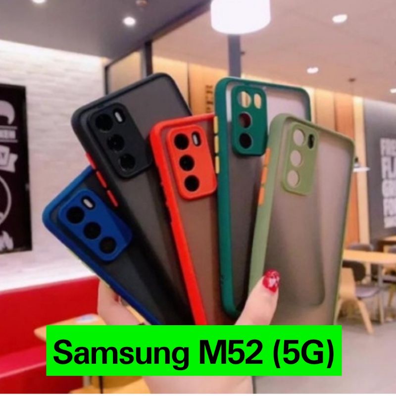 Case Samsung M52 (5G) Dove Matte Transparan Handphone Hp