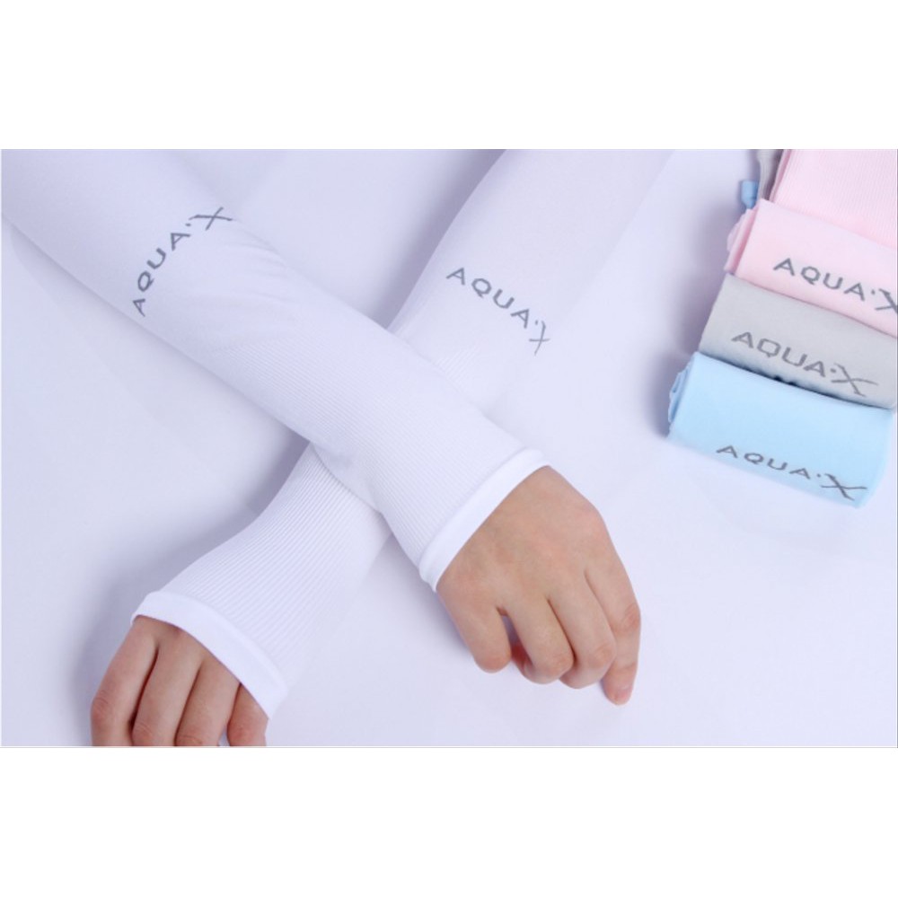 Manset Tangan Aqua-X Let's Slim Pelindung Tangan Wanita Pria Arm Sleeve Aqua X Cool Outdoor Indoor