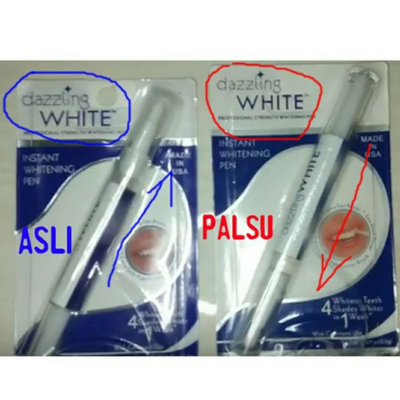 Pemutih Gigi instant Dazzling white teeth whitening Pen