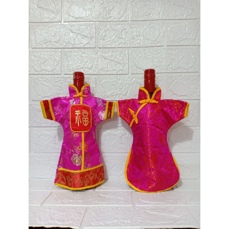 Pusat Grosir Hiasan Baju Botol Wine / Pajangan Baju Botol Wine / Baju Botol bWBElQf03JElN