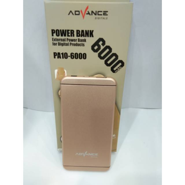 Powerbank advance 6000 mAh