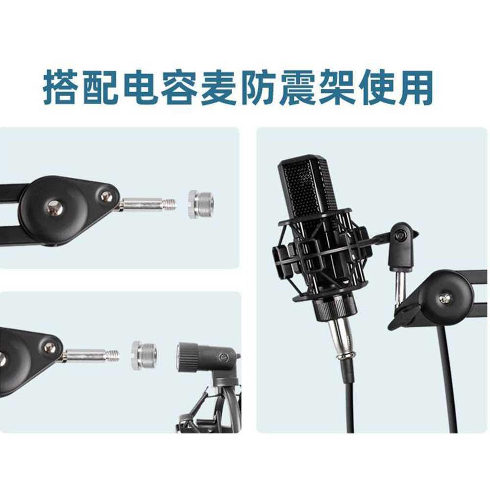 TaffSTUDIO Holder Microphone Boom Arm Table Mount Springless NB38 ( Mughnii )