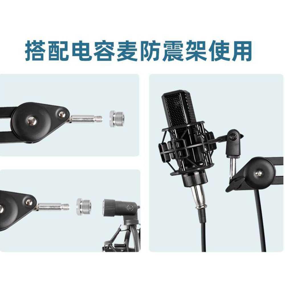 TaffSTUDIO Holder Microphone Boom Arm Table Mount Springless NB38 ( Al-Yusi )