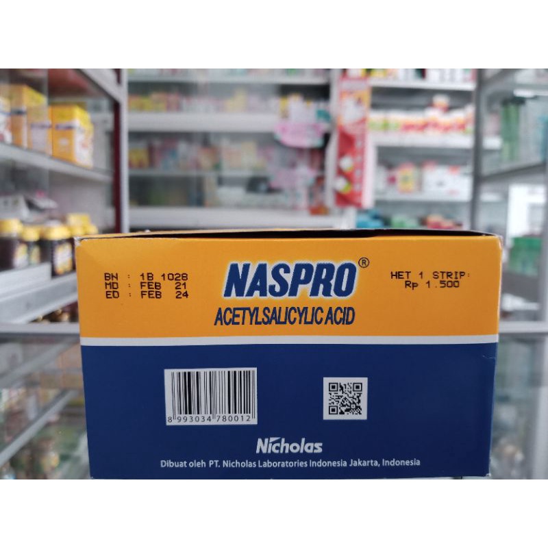 NASPRO 1 STRIP @4 TABLET - ED 07/2025