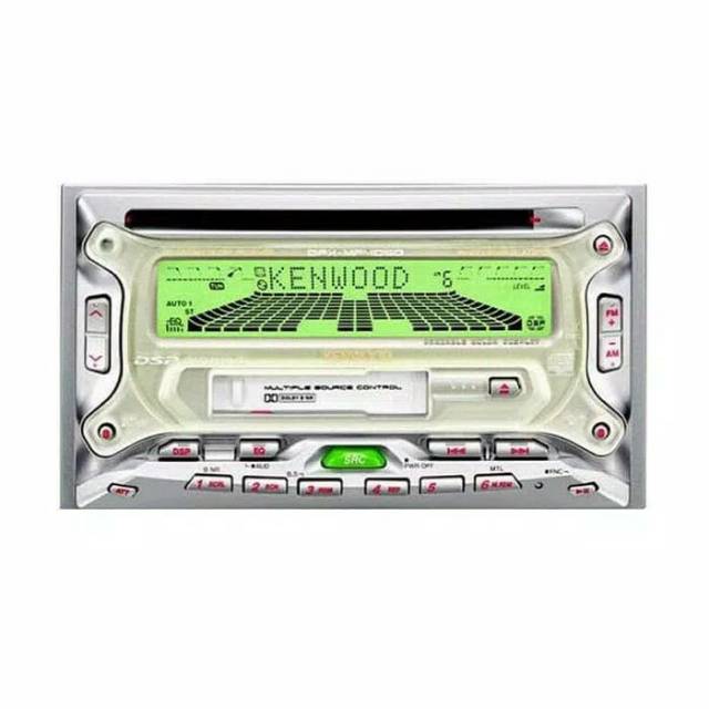 Double Din Kenwood DPX-MP4050, CD MP3 dan Cassette Player