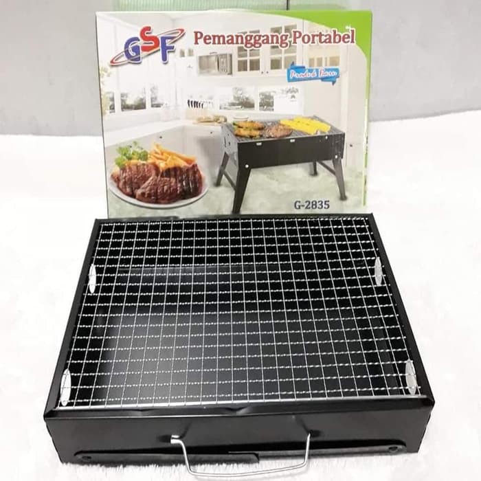 Alat Pemanggang Panggangan Sate BBQ Portable / Pemanggang Lipat / Multi Grill GSF