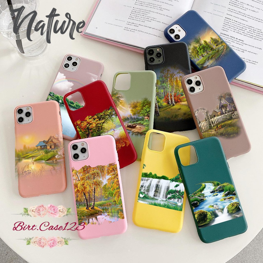 Softcase NATURE Vivo Y91 Y93 Y95 Y81 Y83 Y71 Y53 V7 Y30 Y50 V17 S1 Pro Y69 BC3284