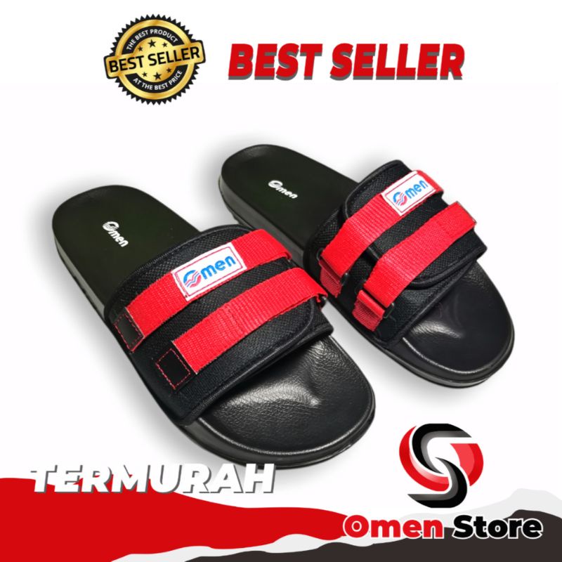 ORIGINAL NEW SANDAL SLIP ON SELOP OMEN PREMIUM