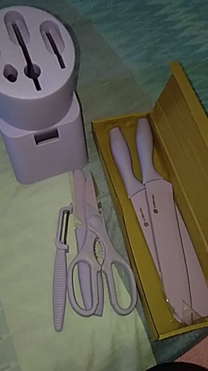 Pisau Set Stainless Dilapis Anti Lengket 1 Set Isi 6 Termurah Set Pisau Dapur Kitchen Knife Set