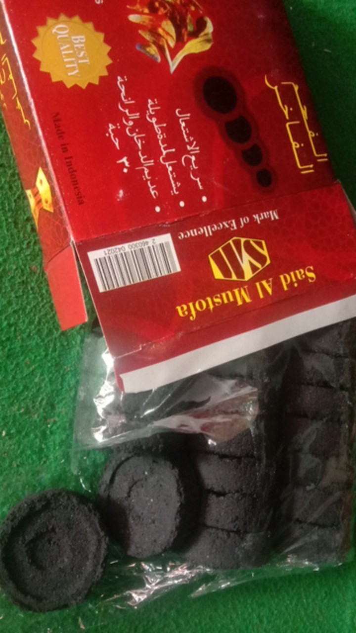 Bisa Cod Areng Arang Super (briket) Bakar Dupa Arab Menyan Kemenyan Gahru Gaharu