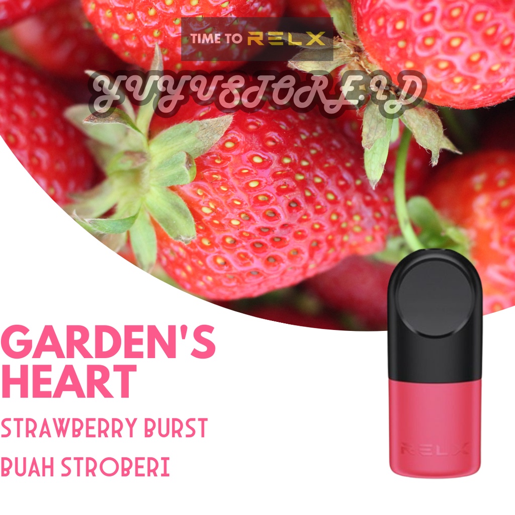 Relx Infinity Pod Pro Garden Heart atau Strawberry untuk Infinity Essential