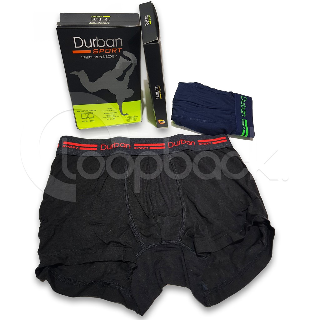 Durban Celana Dalam Boxer Pria - DURBAN Sport DU 669C 1 Box isi 1 pcs