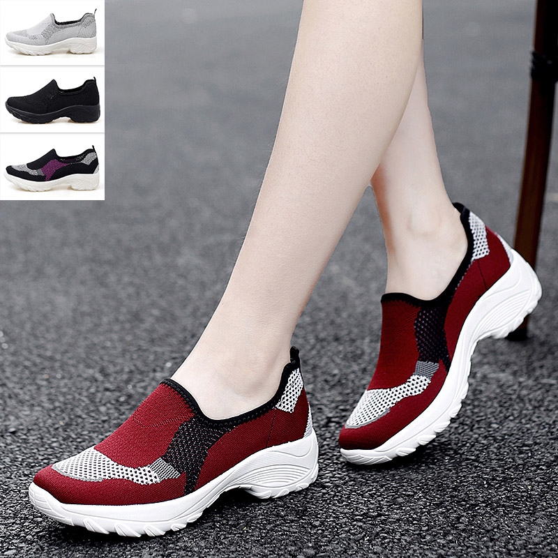 Sepatu Sneakers Wanita Model Sport Casual 2022 untuk Lari Sepatu Sneakers Wanita Model Sport Casual 2022 untuk Lari