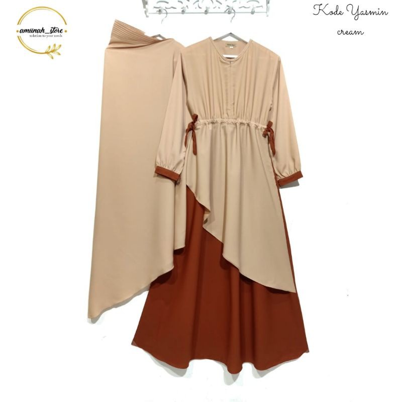 GAMIS SET CADAR YASMIN WOLFIS