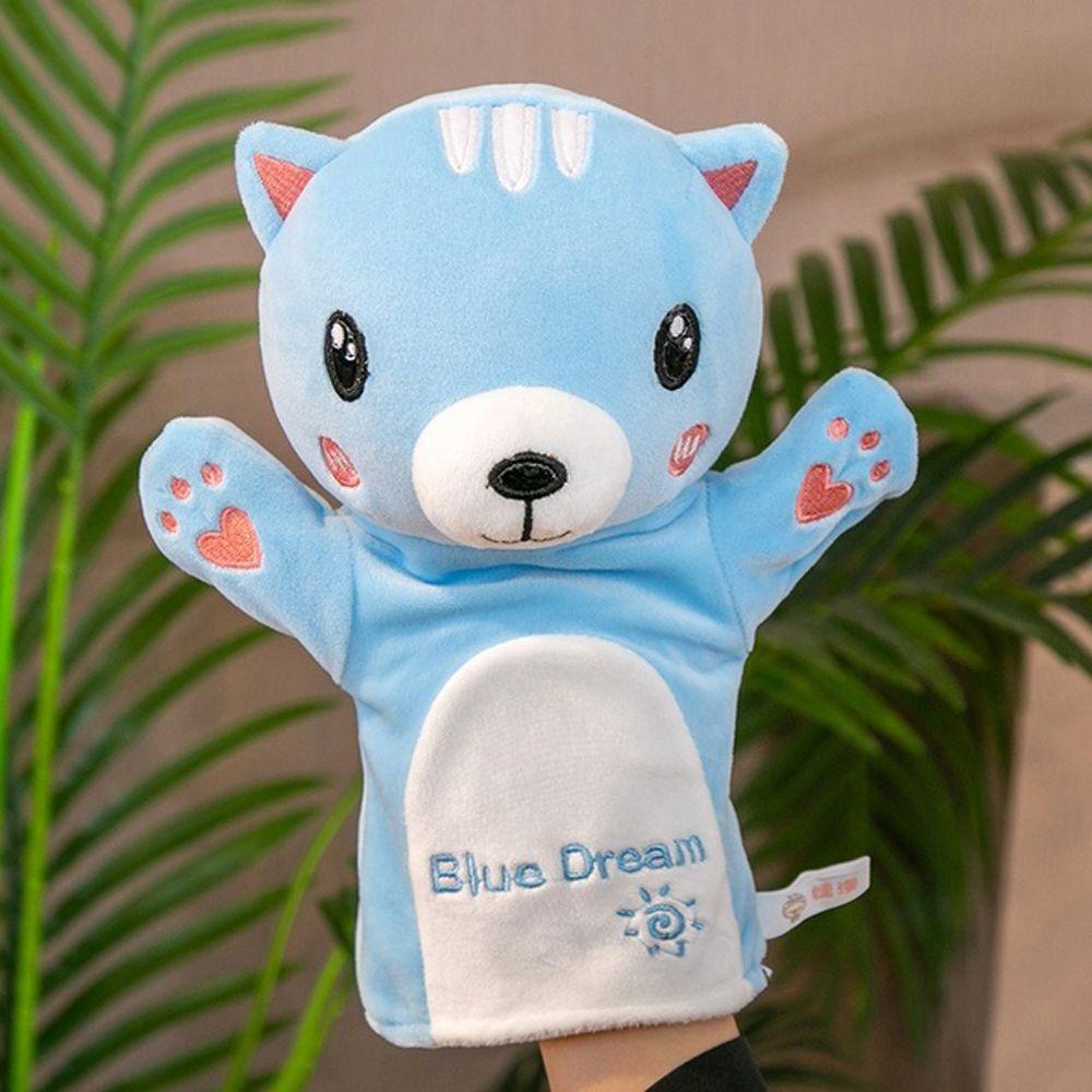 Lanfy Hewan Plush Tangan Wayang Lembut Kreativitas Mainan Anak Kartun Hewan Edukasi Toy Story Telling Dolls Stuffed Toys