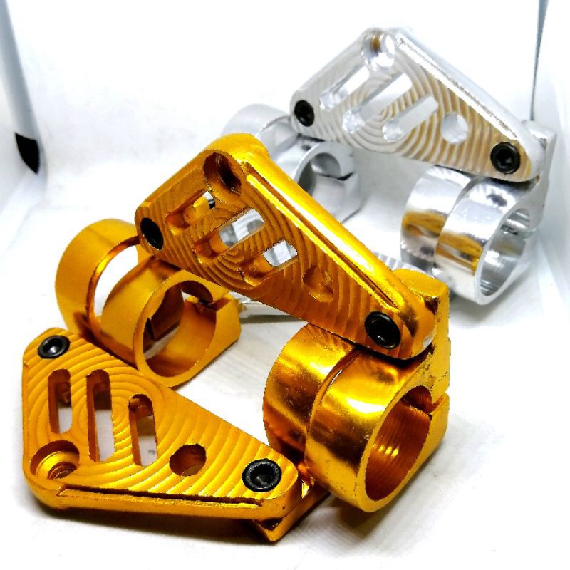 Pangkon Batok Reflektor Daymaker Lampu Depan Universal Full CNC Aluminium Warna CB CBR Vixion Verza