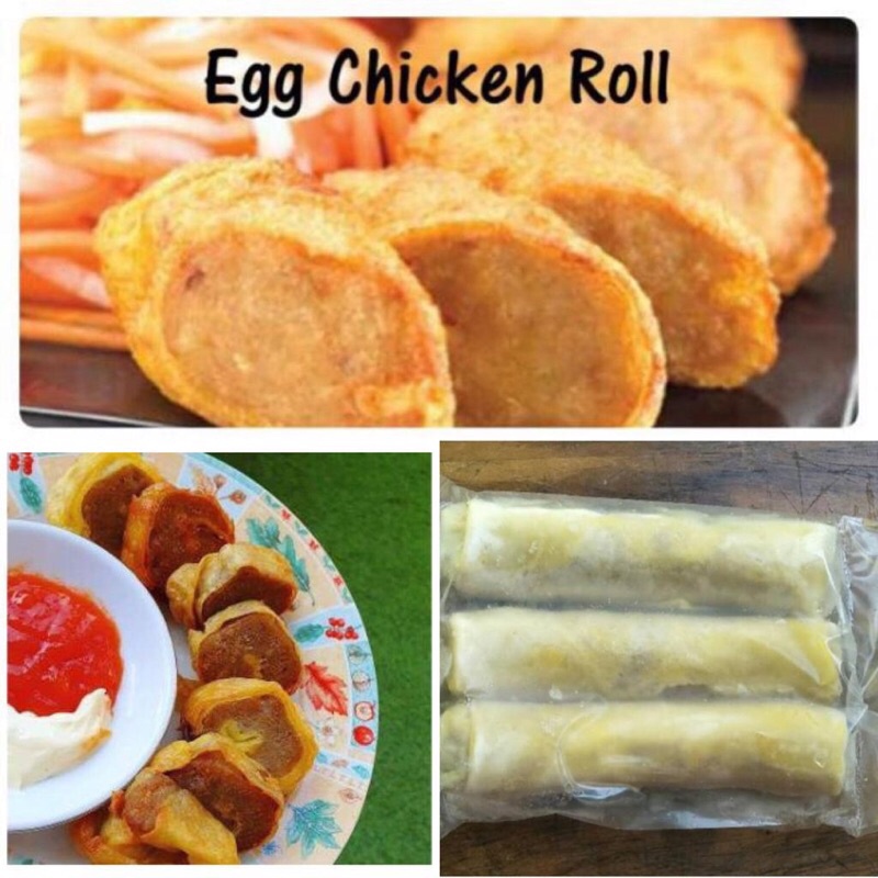 

Egg Chicken roll /egg roll ayam