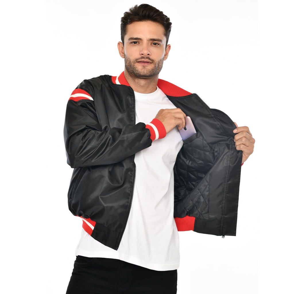 Follback Bomber NFL Jacket Redstrike - Bomber Jaket