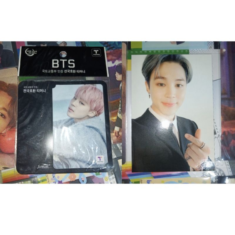 BTS JIMIN PB BBC PHOTOCARD + T-Money YNWA