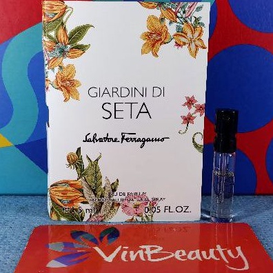 Vial Parfum OriginaL Salvatore Ferragamo Giardini Di Seta EDP 1.5 ml For Unisex Murah