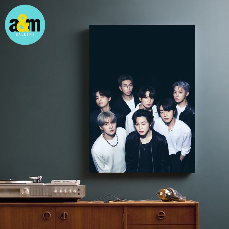 Poster Kayu BTS JIMIN V RM J-HOPE SUGA JUNGKOOK JIN Hiasan Dinding Dekorasi Kamar I Poster Kayu K-POP Dekorasi Kamar - A&amp;M